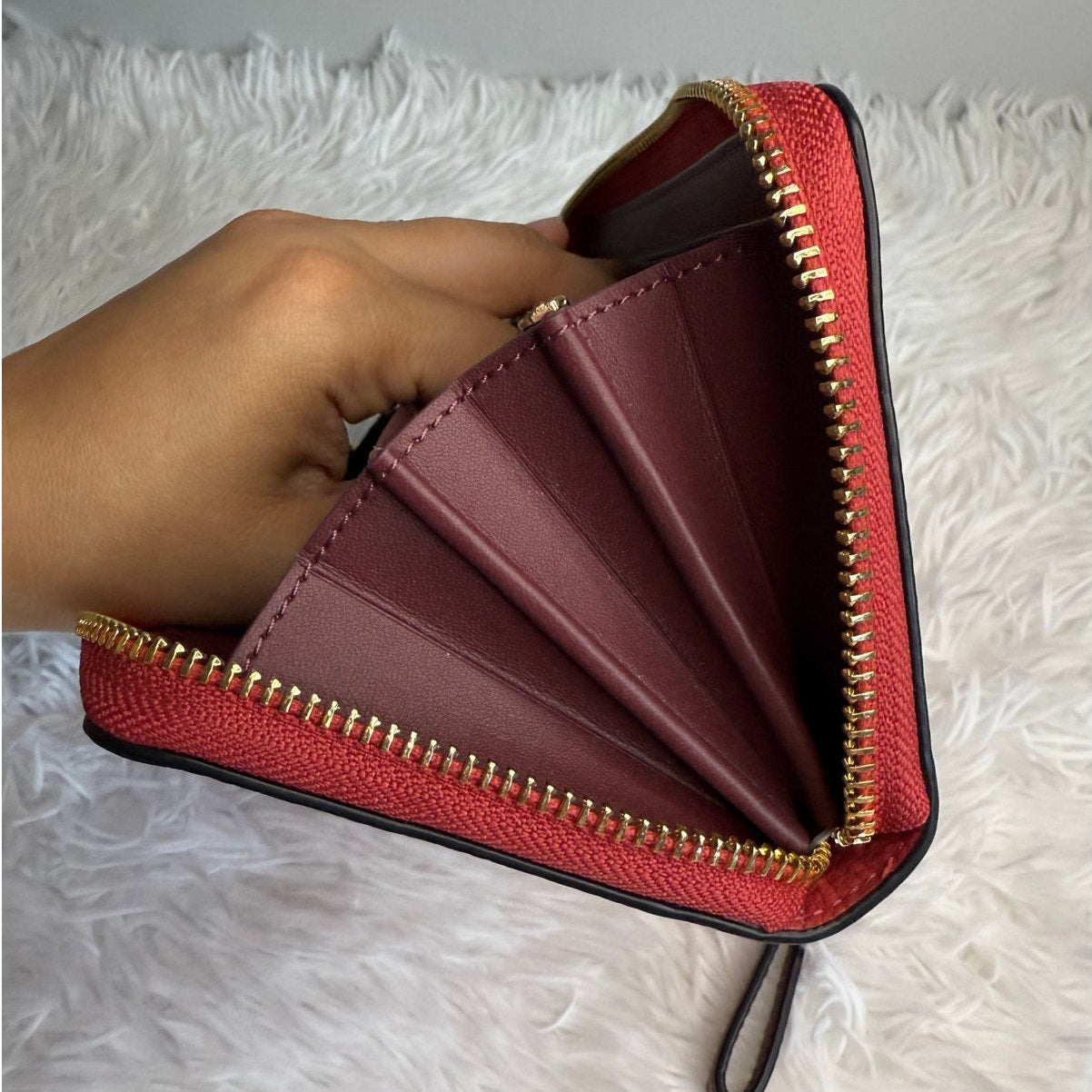 COACH Long Zip Around Wallet With Horse And Carriage