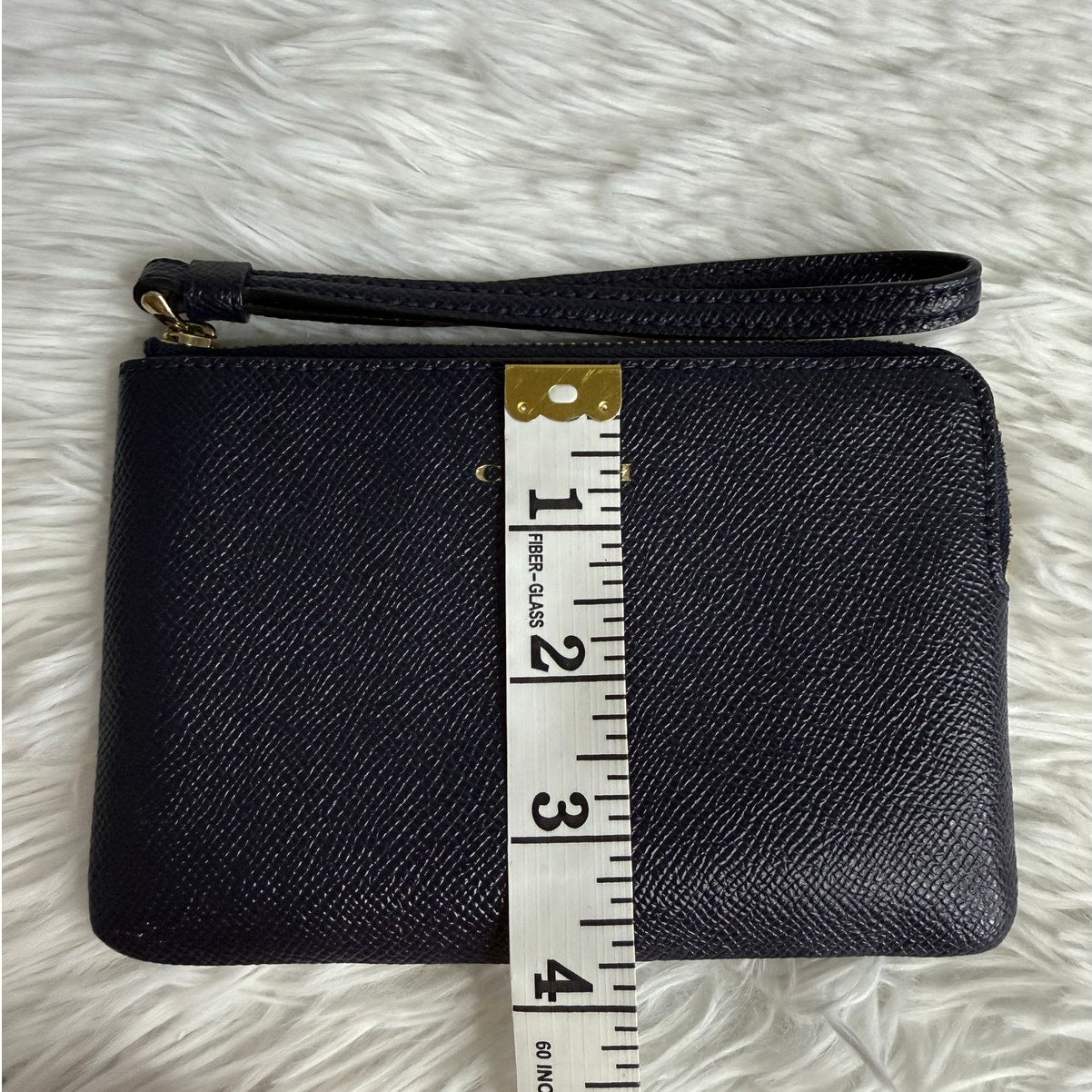 COACH NAVY Wristlet