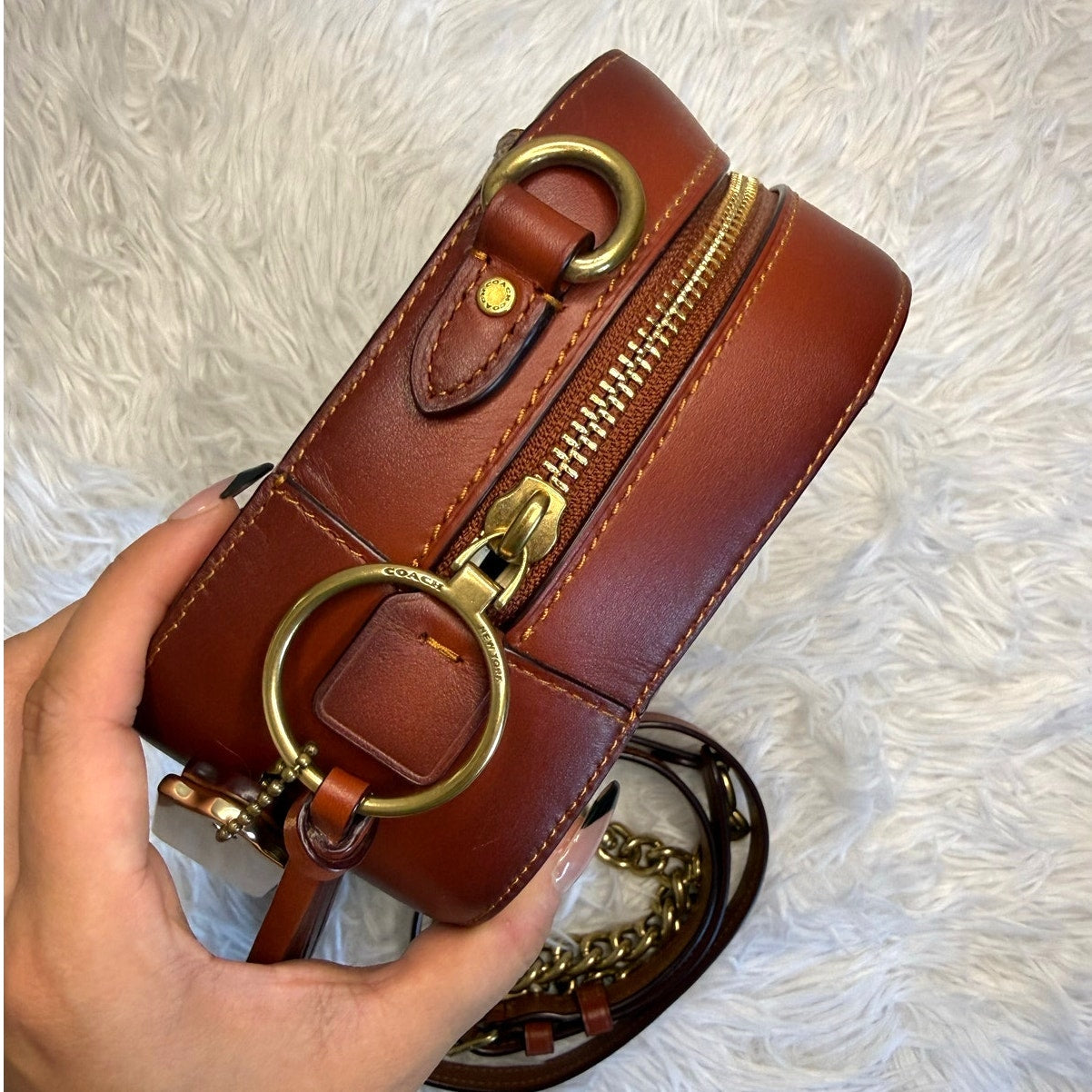 COACH Camera Bag In Signature Canvas Crossbody