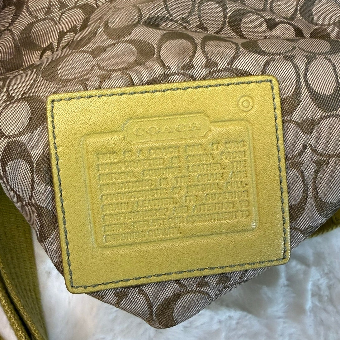 y2k Coach Lime Green Crossbody
