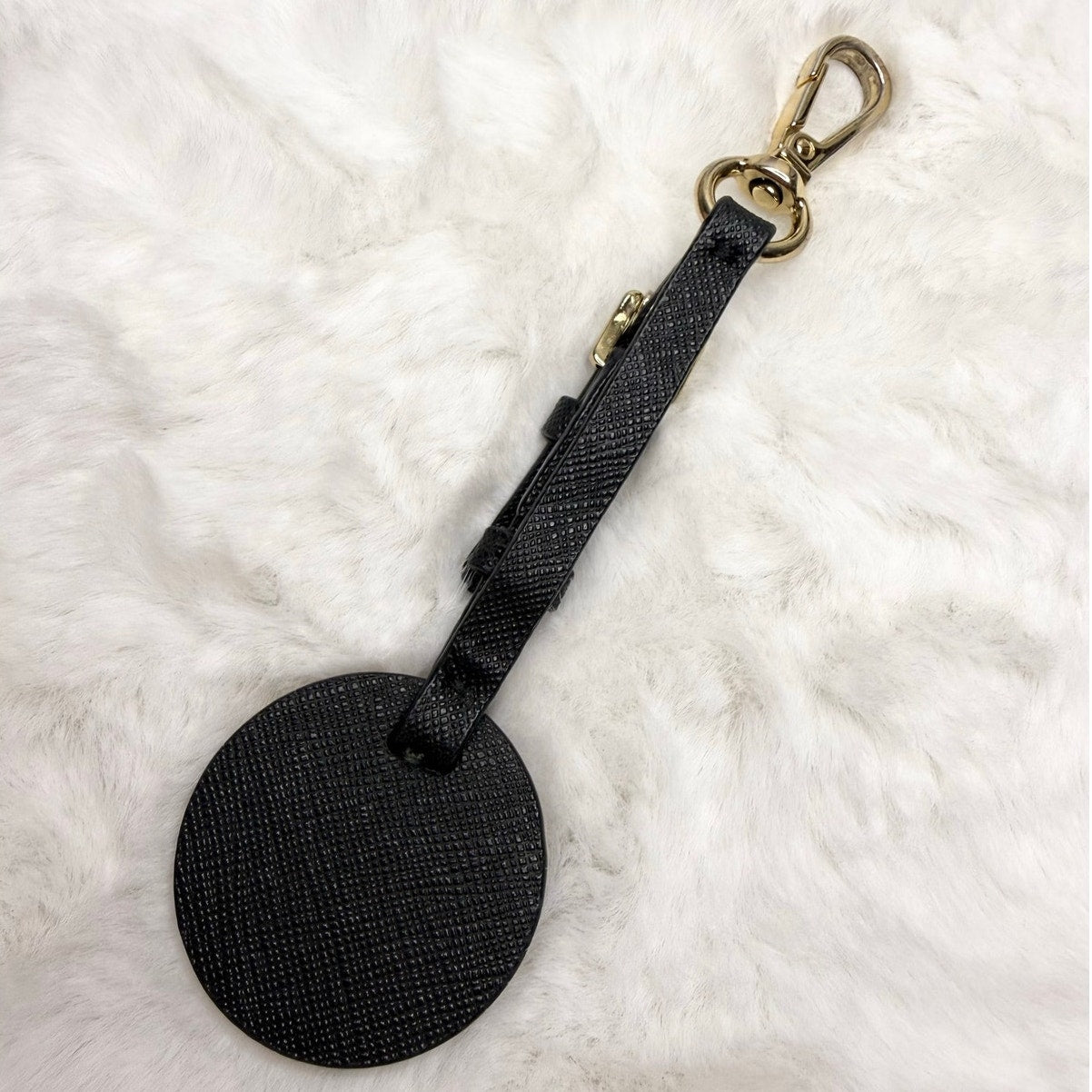 Michael Kors Black Gold key fob bag charm