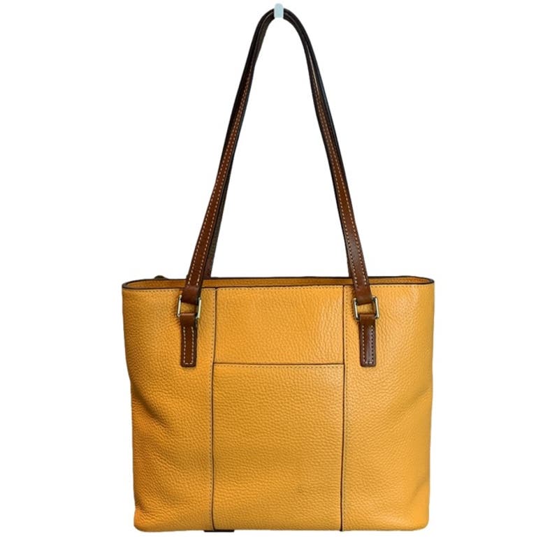 DOONEY & BOURKE Orange Pebbled Grain Lexington Tote