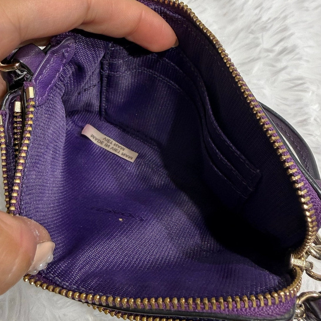 Coach Purple Wristlet