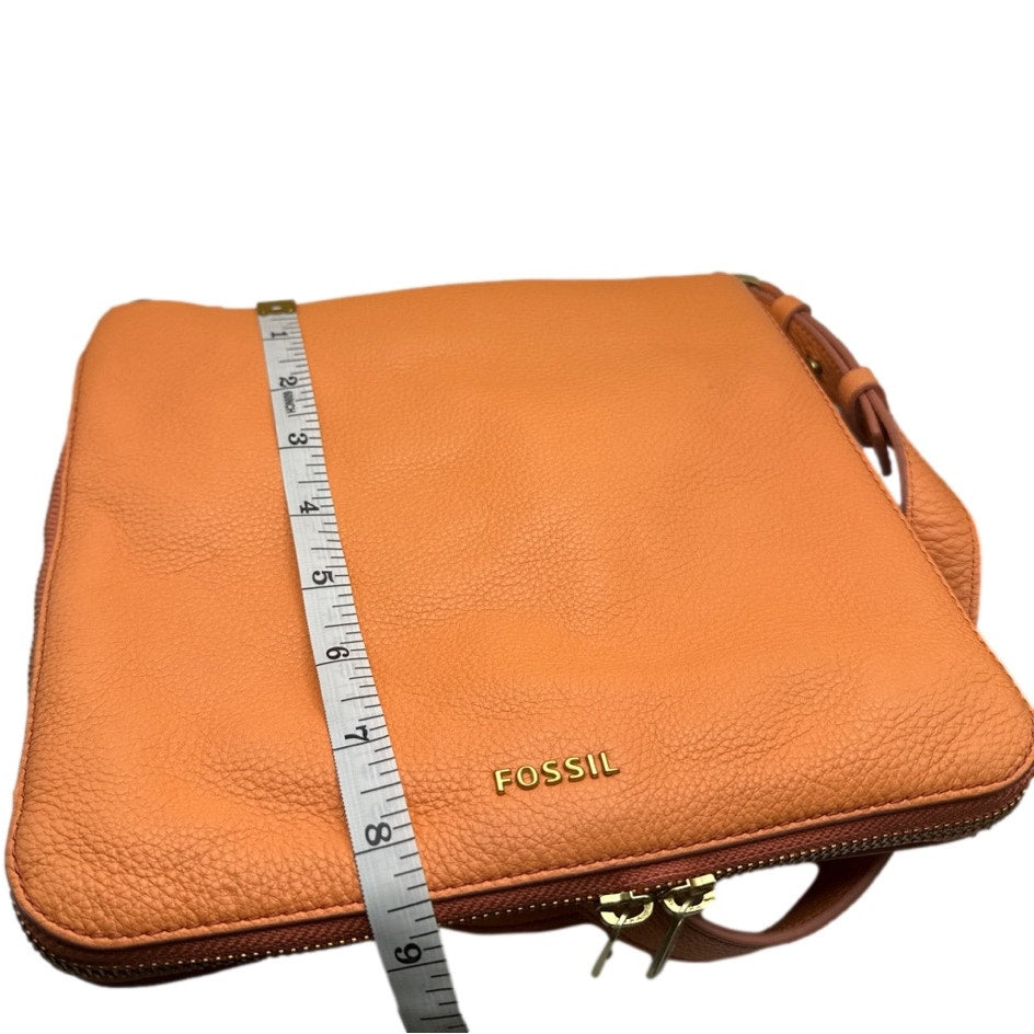 FOSSIL Peach Orange Crossbody