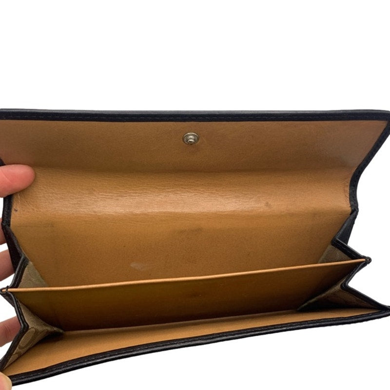 y2k COACH Black Buckle Wallet