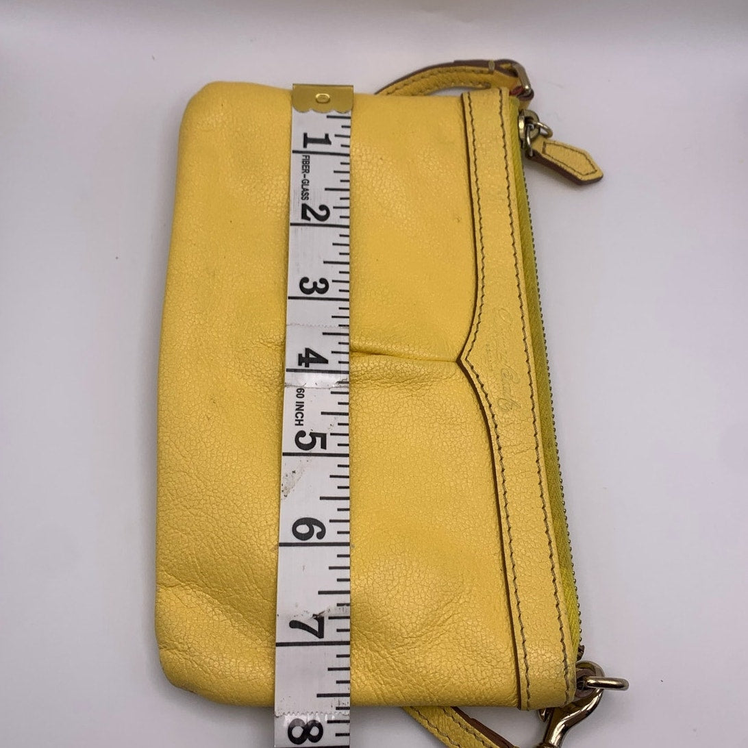 DOONEY & BOURKE Yellow Clutch Wristlet Mini Purse