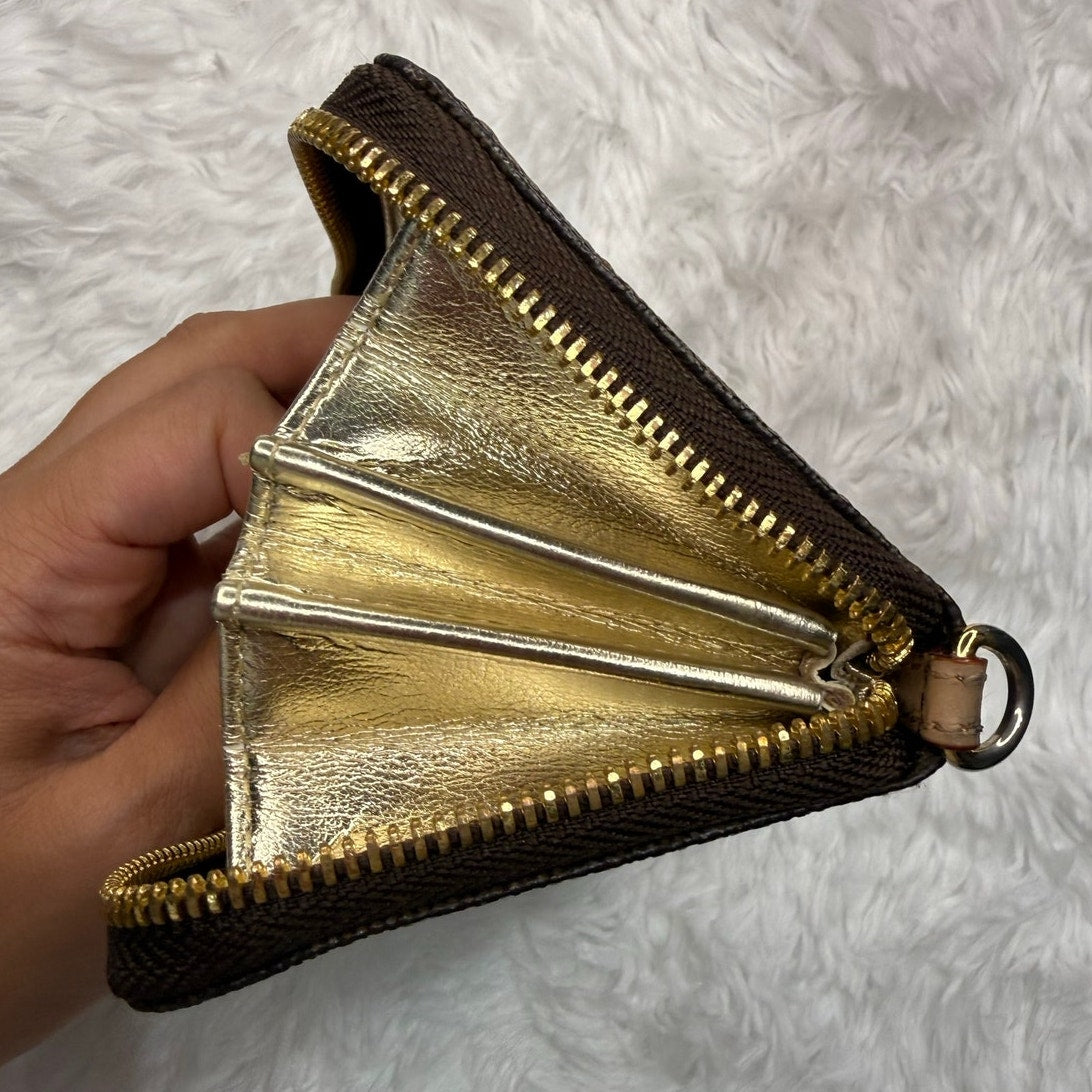 Michael Kors Brown Gold Wallet