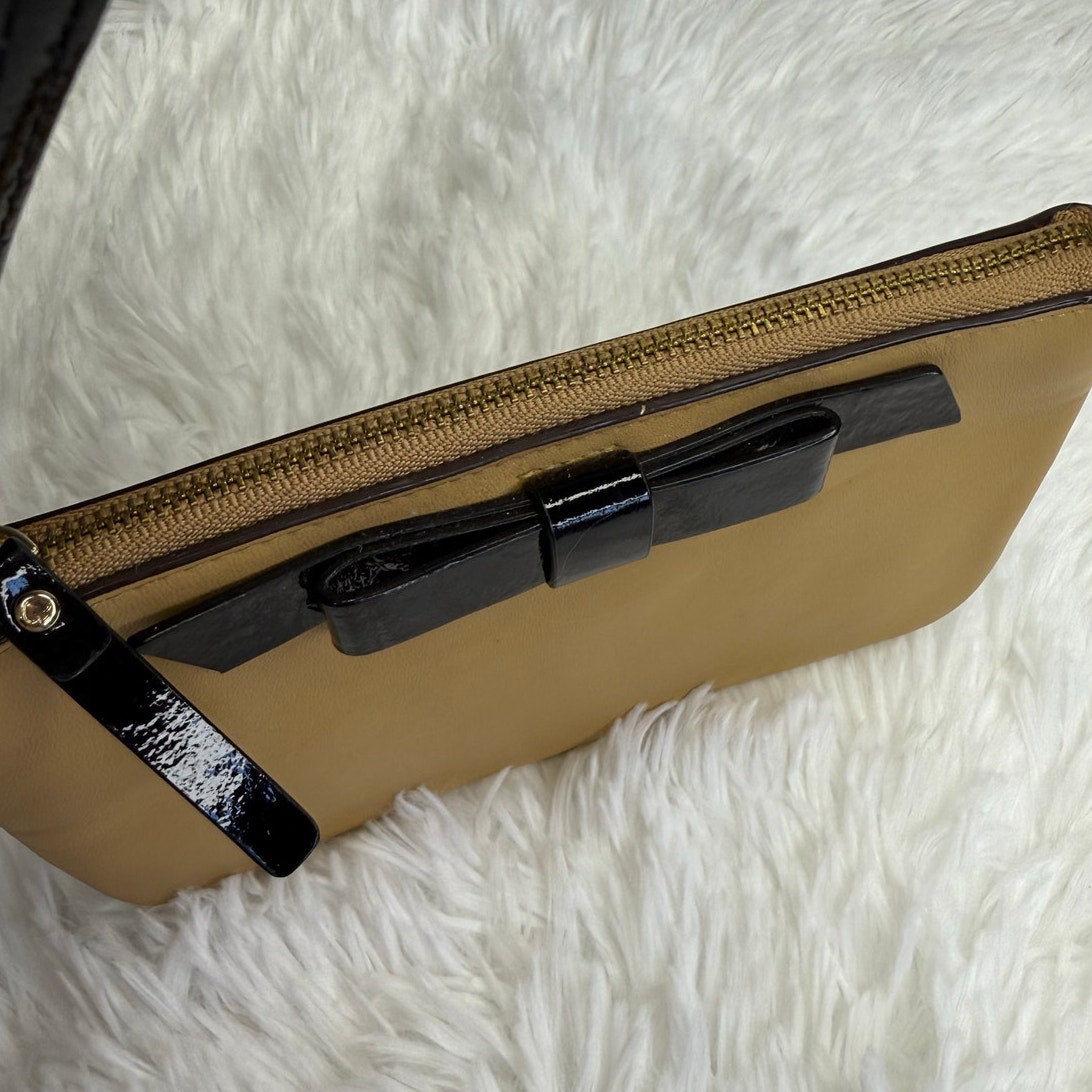 SALE Kate Spade New York Creamy Caramel Brown Mini Purse Wristlet