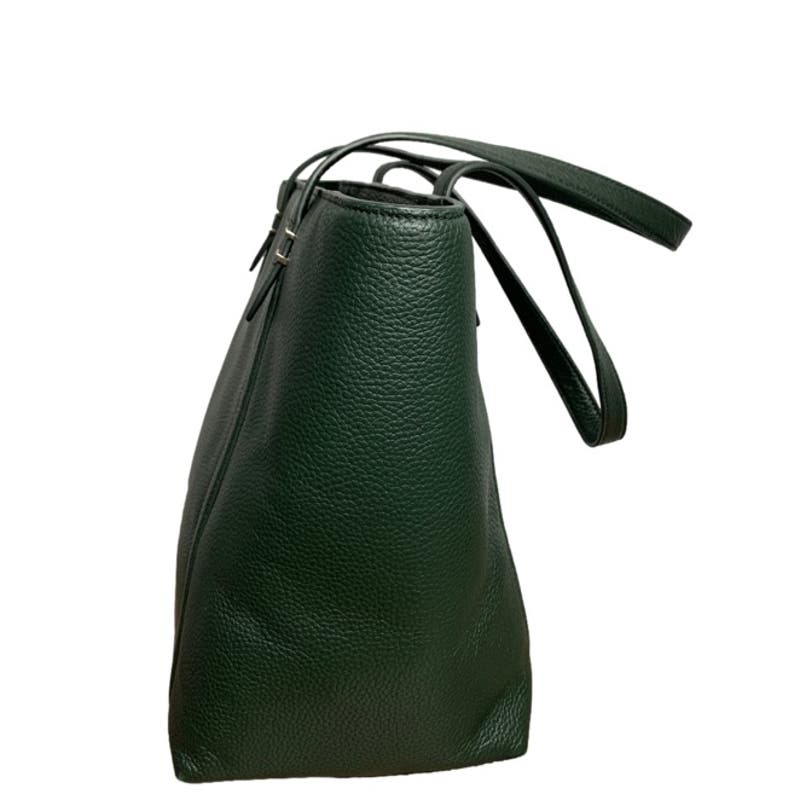 Kate Spade New York Chandra Dark Green Shoulder Tote Bag