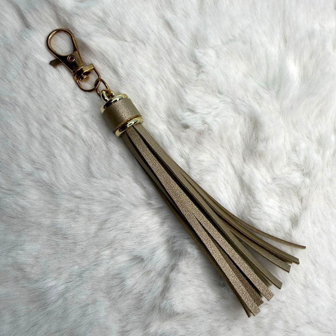 NEW Bronze Tassel Bag Charm Tassels Keychains Purse Fashion Charm