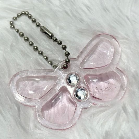 2.5" COACH Poppy Beautiful Pink Fob Bag Charm