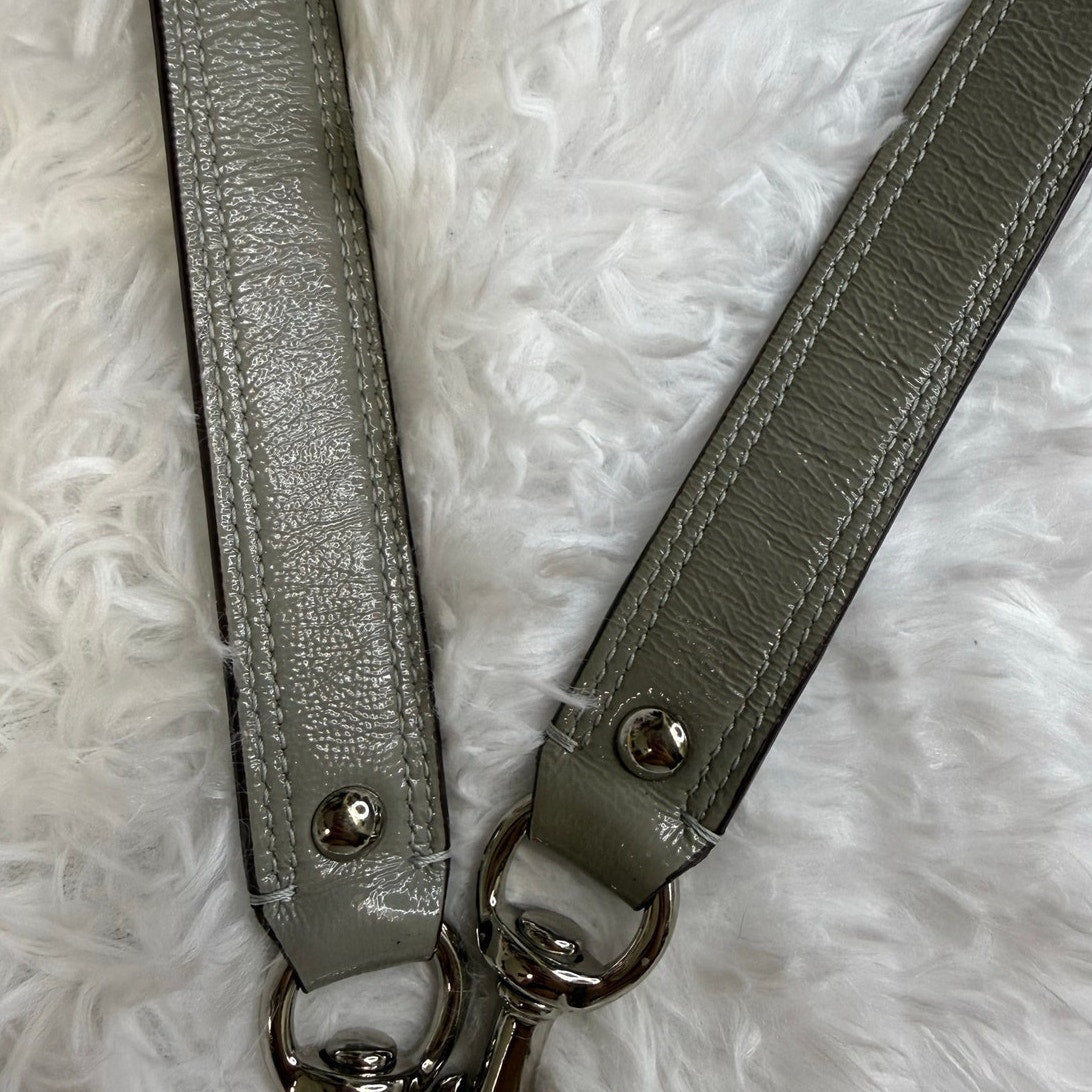 Patent Leather Gray Shoulder Replacement Strap