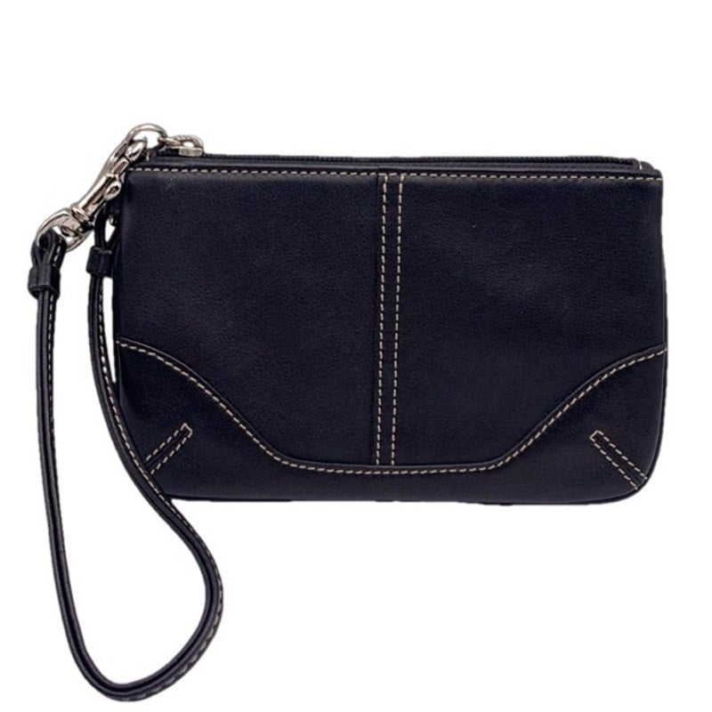 COACH Black Wristlet