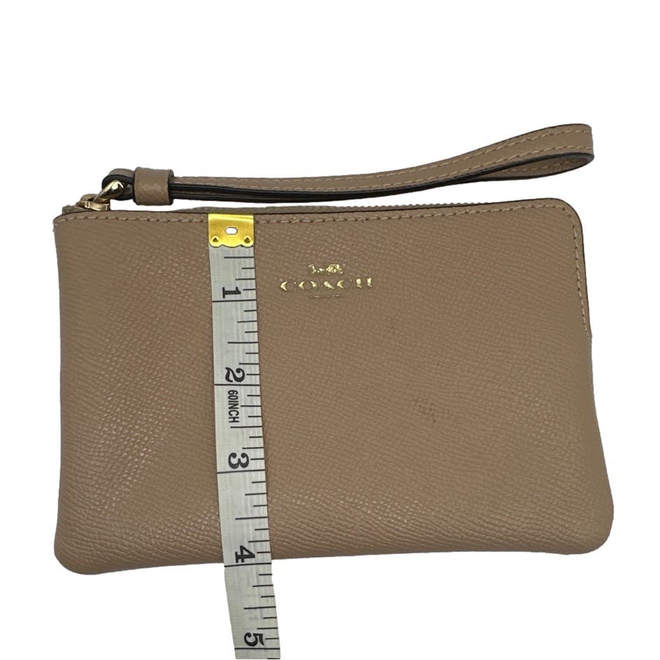 COACH Taupe Wristlet