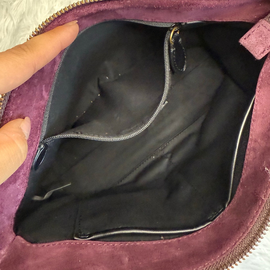 Rebecca Minkoff Darren Top Zip Suede Convertible Shoulder Bag