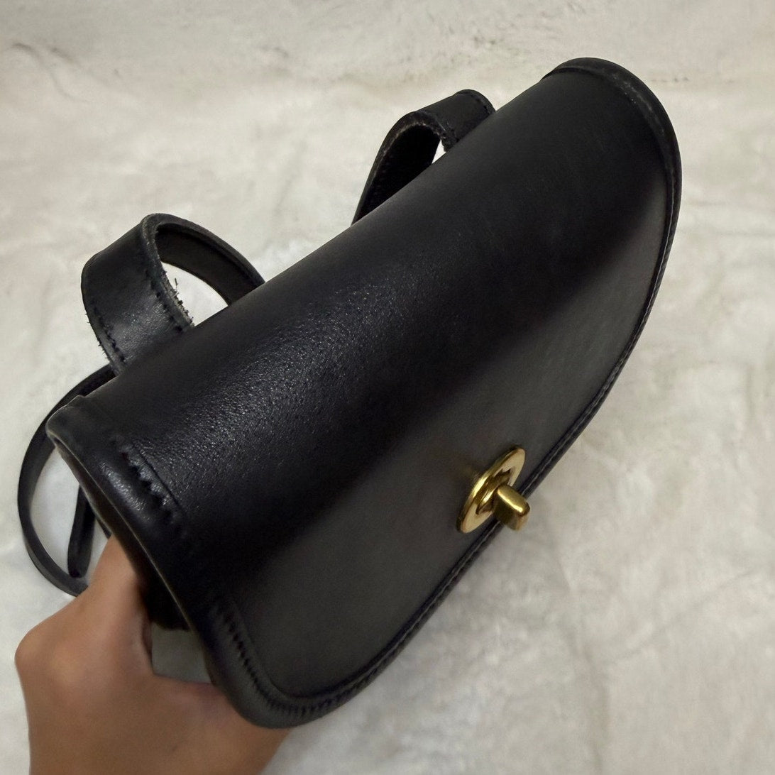 Vintage Coach Project Bag Small SidePack 9978 Black Crossbody