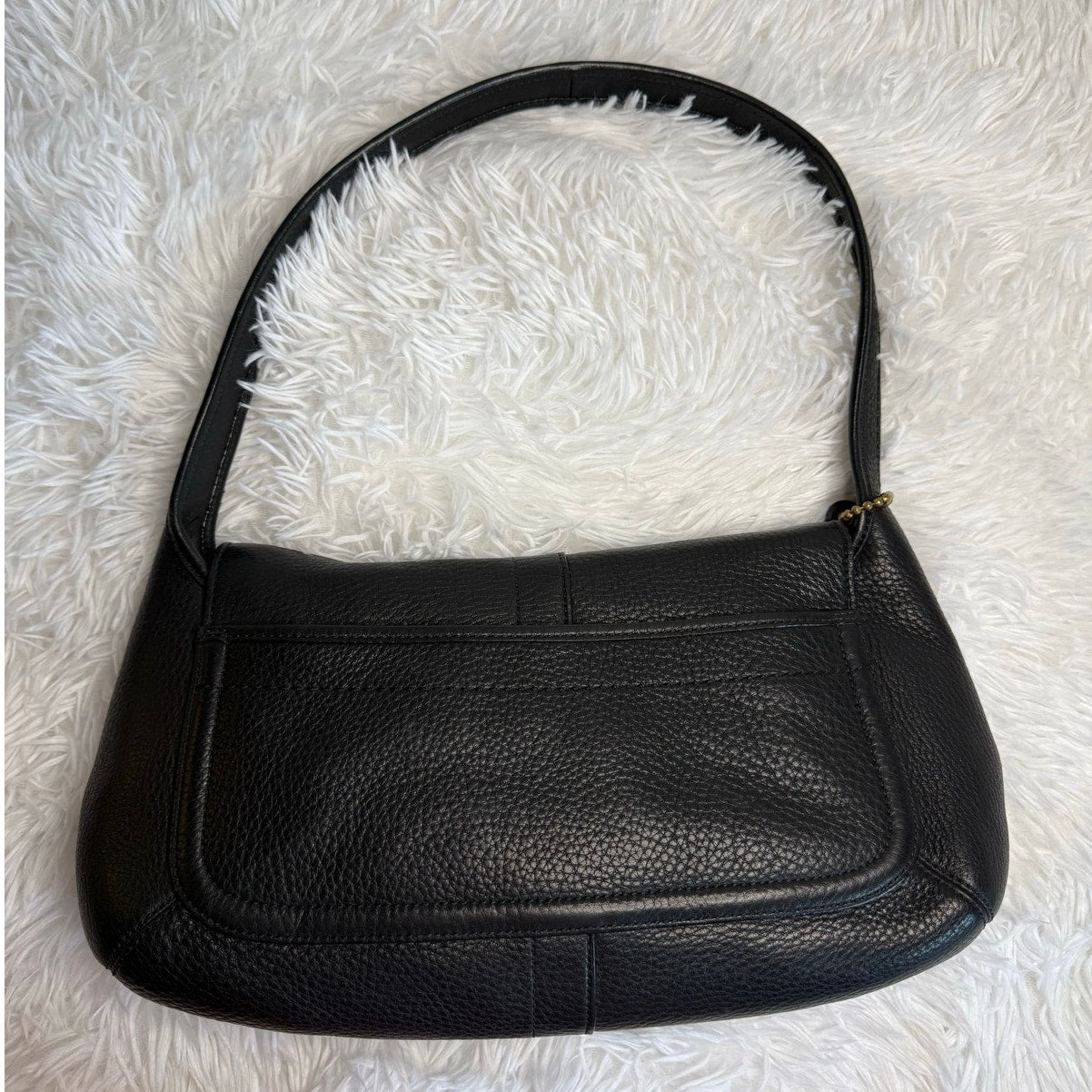 y2k COACH 11614 Ergo Flap Turnlock Shoulder Bag