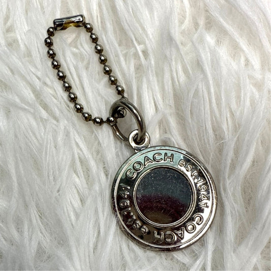1" Coach Metal Circle Replacement Hangtag Hang Tag Bag Charm