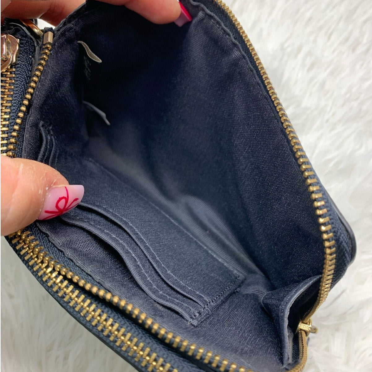 COACH Double Zipper Wristlet