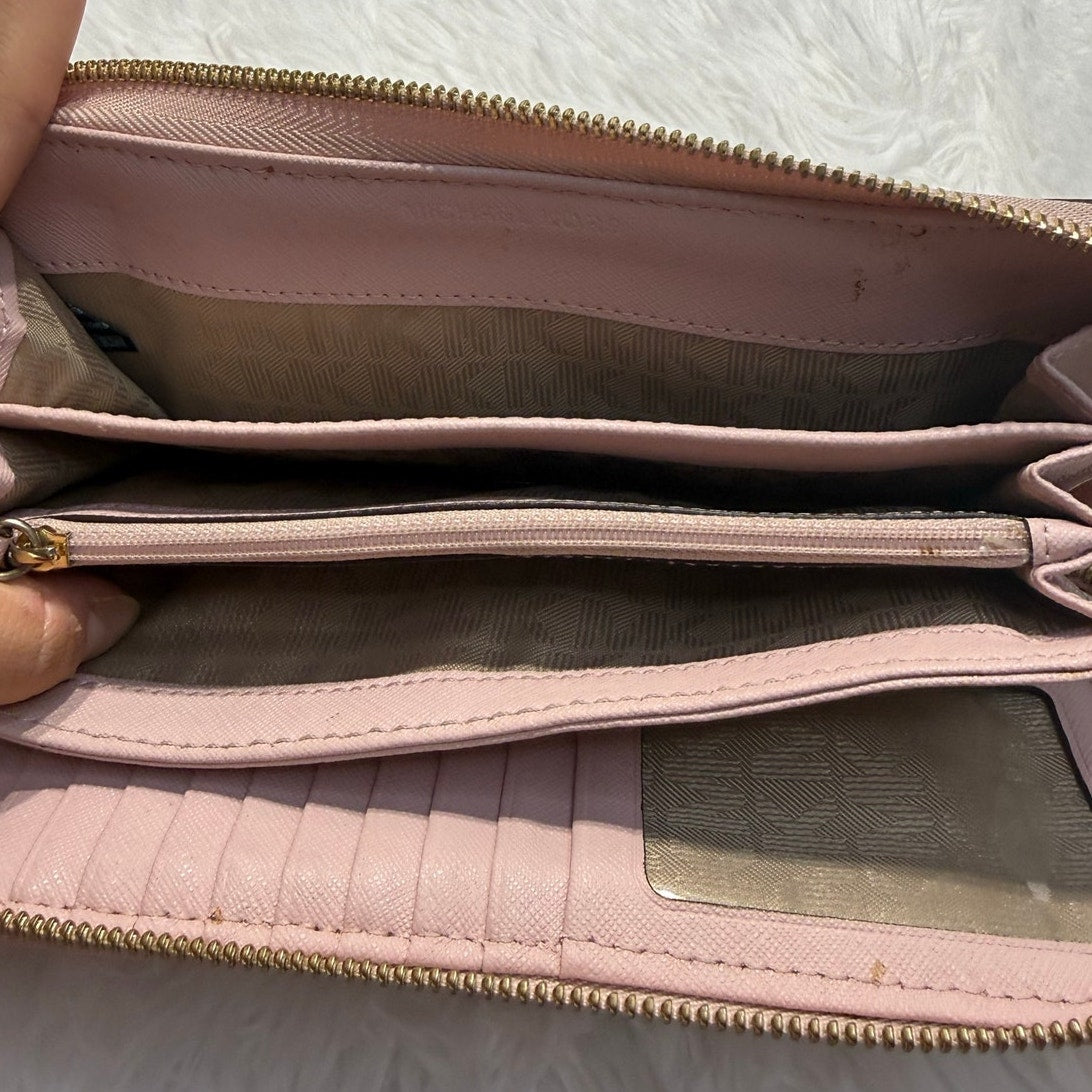Michael Kors Pink Large Wallet