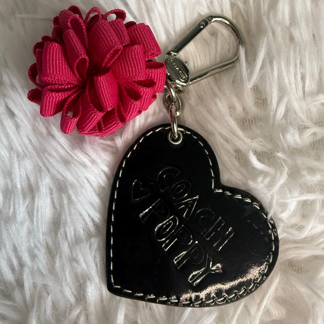 RARE Limited Edition COACH POPPY Pepper Bag Charm Key Fob