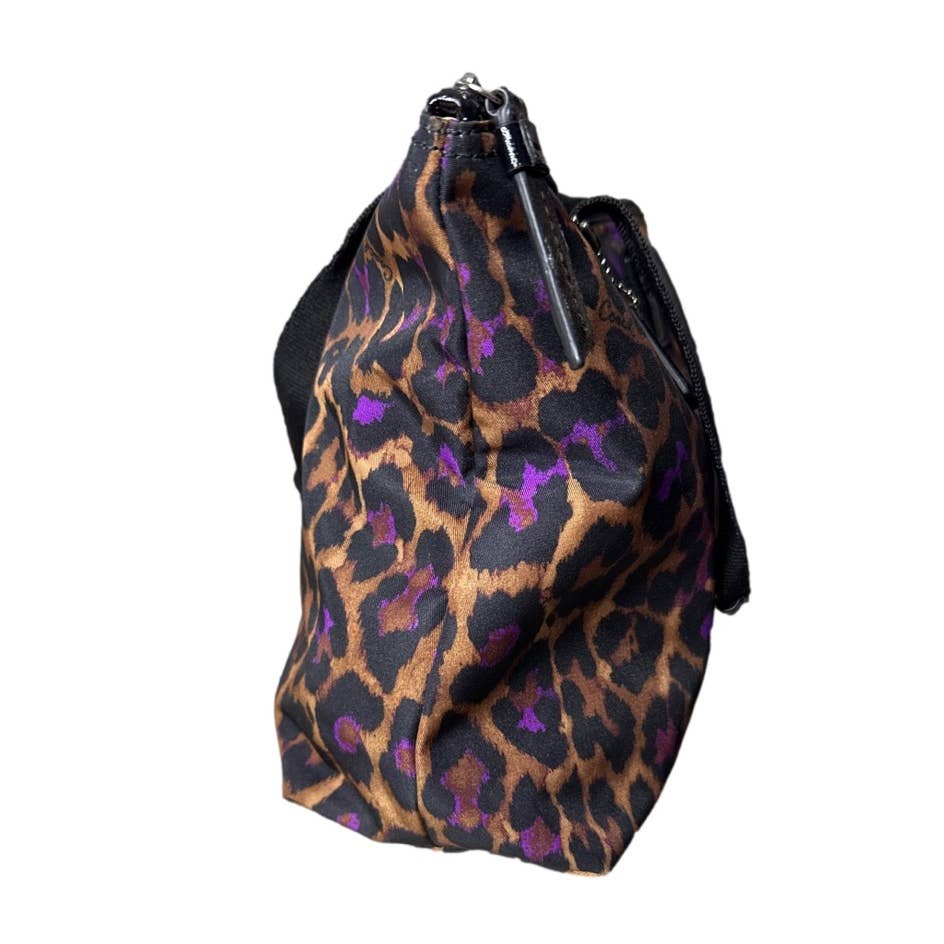 COACH Cheetah Small Nylon Tote Shoulder Bag