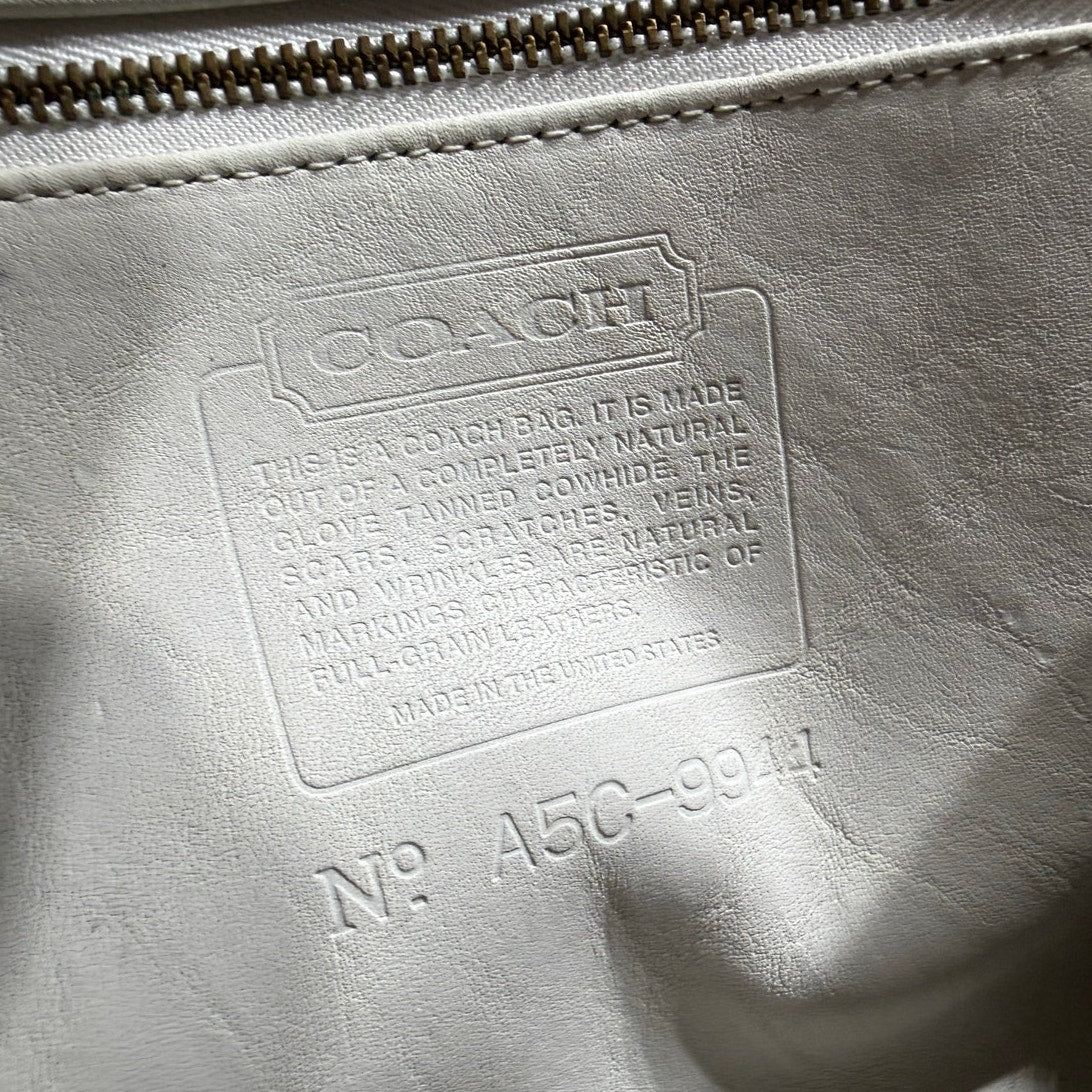 Vintage Coach 9944 Taylor White Crossbody