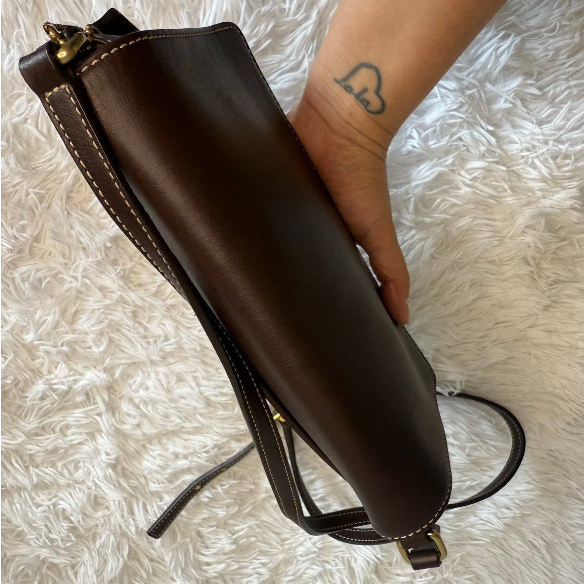 COACH Mahogany 9599 Legacy Flap Crossbody