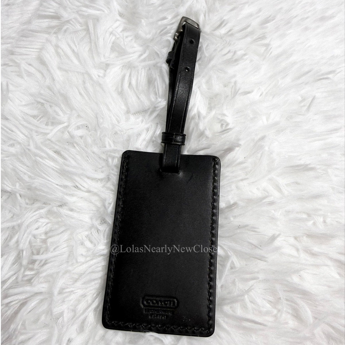 Coach Luggage Black Tag Bag Picture