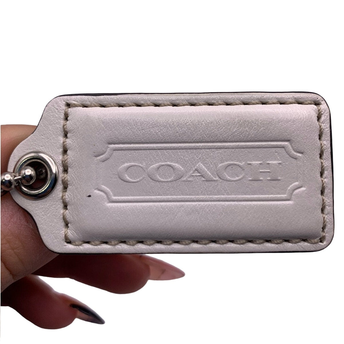 2" COACH Fob Bag Charm Hang tag Hangtag