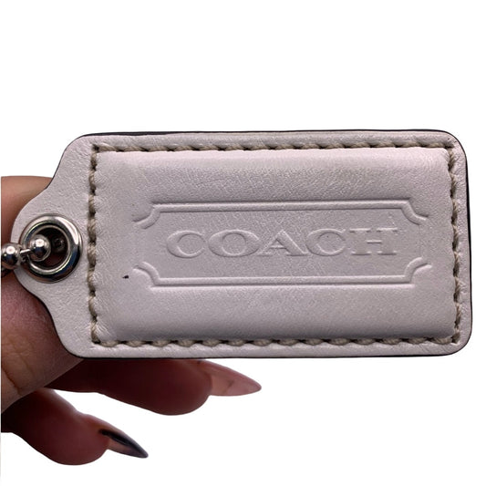2" COACH Fob Bag Charm Hang tag Hangtag