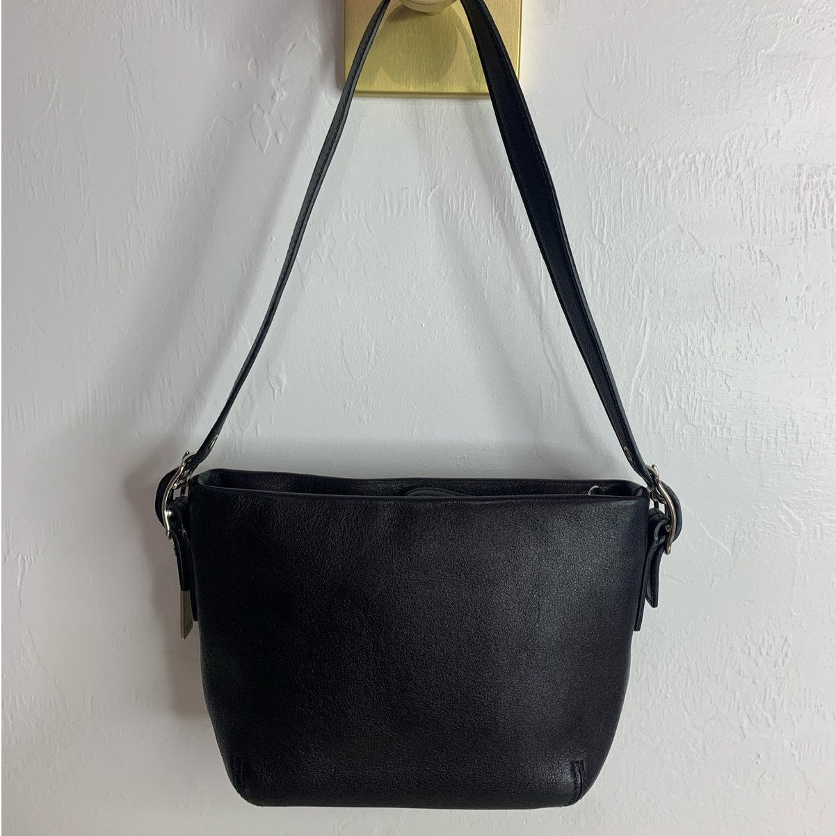 y2k COACH Black Mini Purse Shoulder Bag