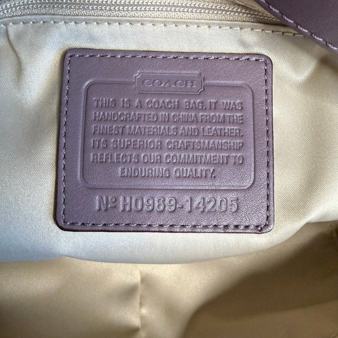 RARE y2k COACH Turnlock Garnet Mini Purse Clutch Handbag