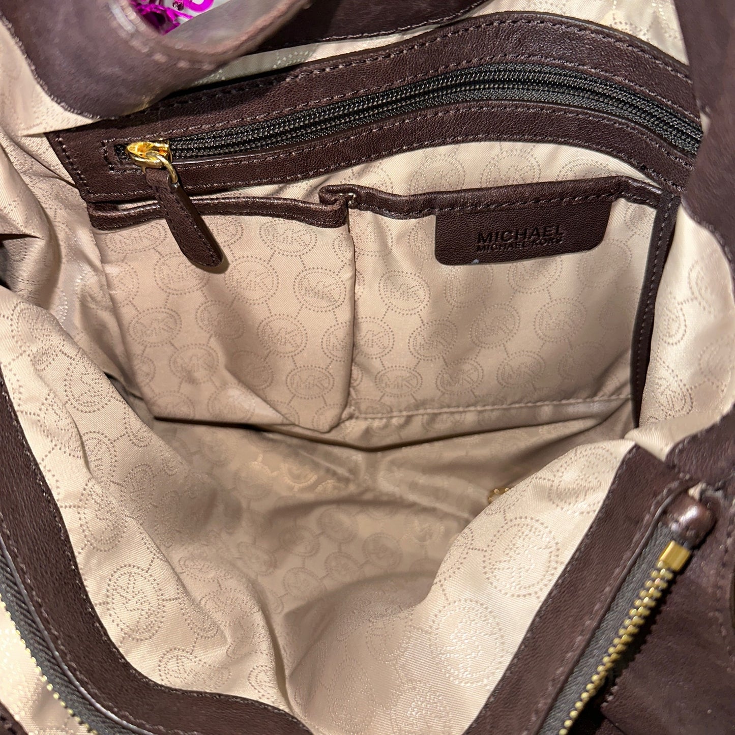 SALE MICHAEL KORS Brown Matilda Shoulder Tote