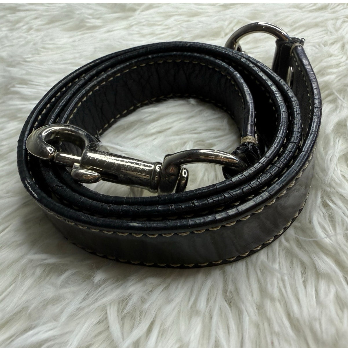 Black Patent Leather Replacement Strap