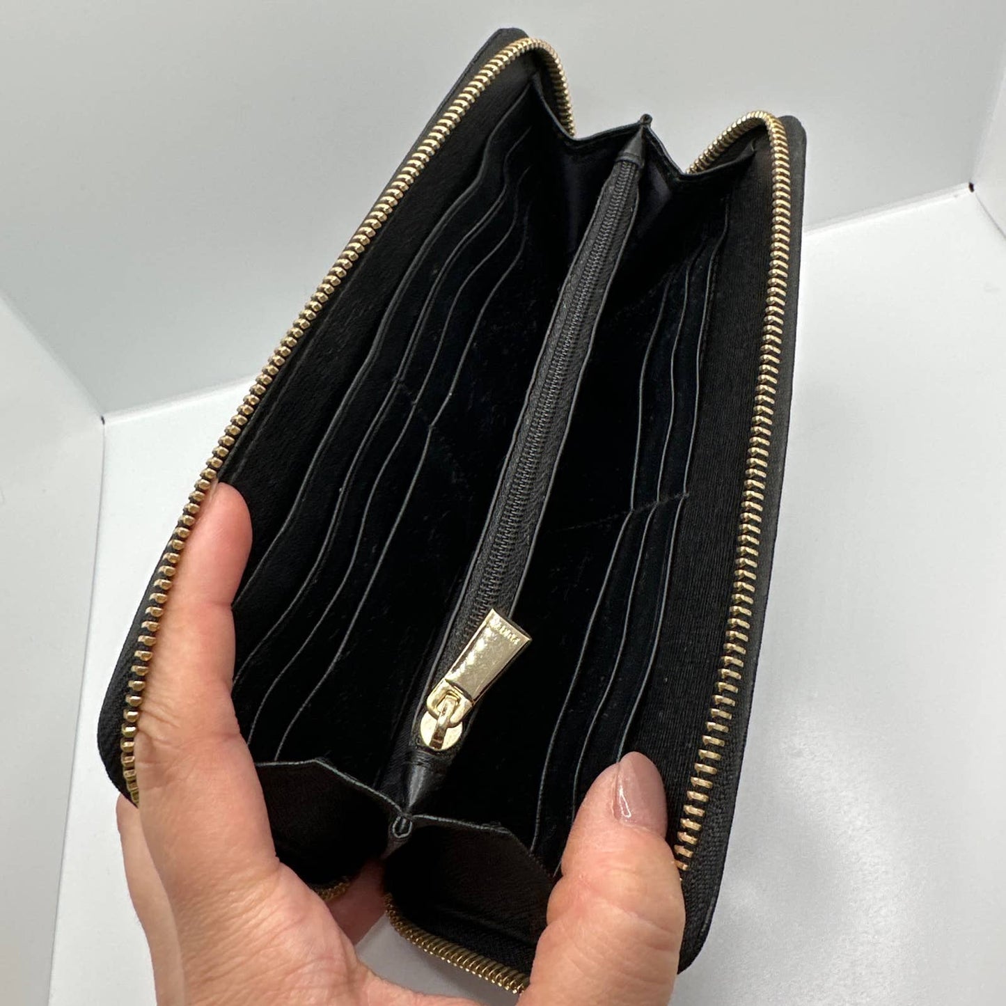 FURLA | Babylon Continental Wallet in Black Saffiano Leather