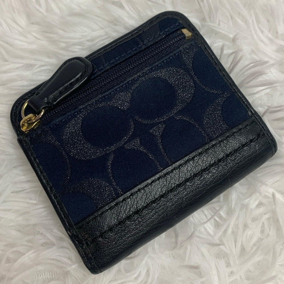 Coach Blue Small Wallet