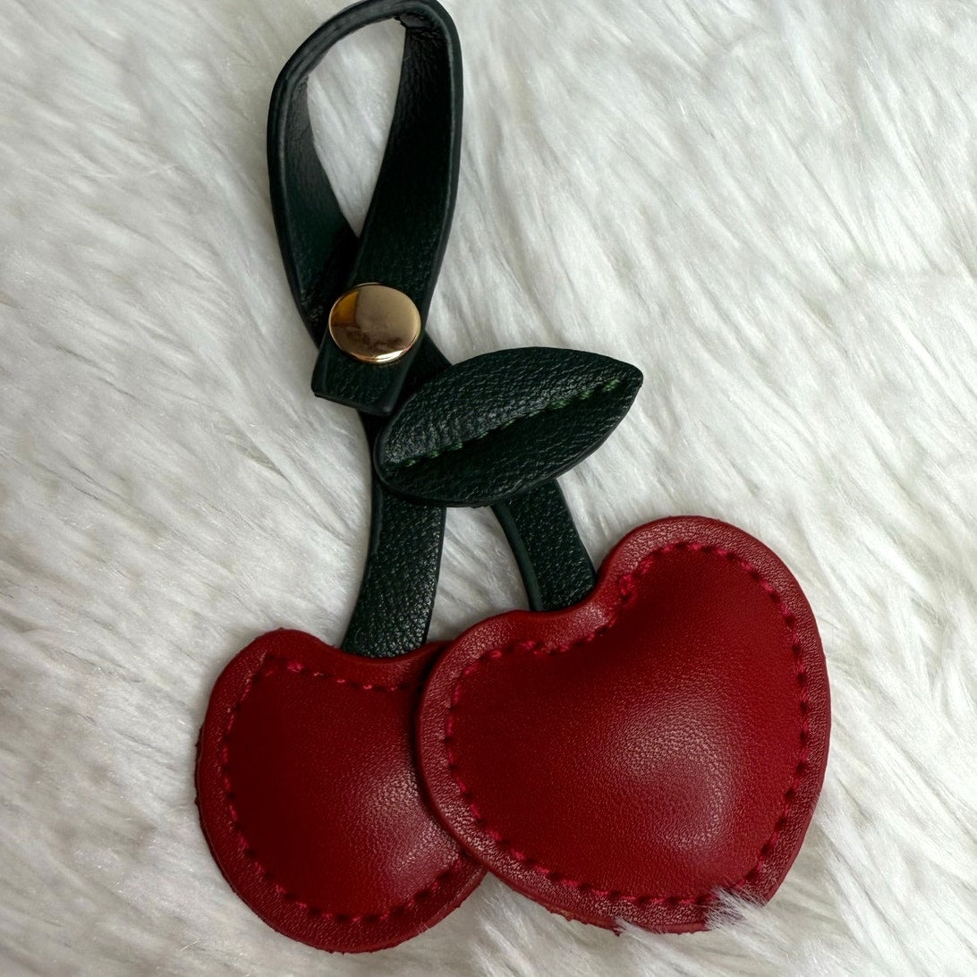 Fashion Cherry Heart Bag Charm Bag Jewelry