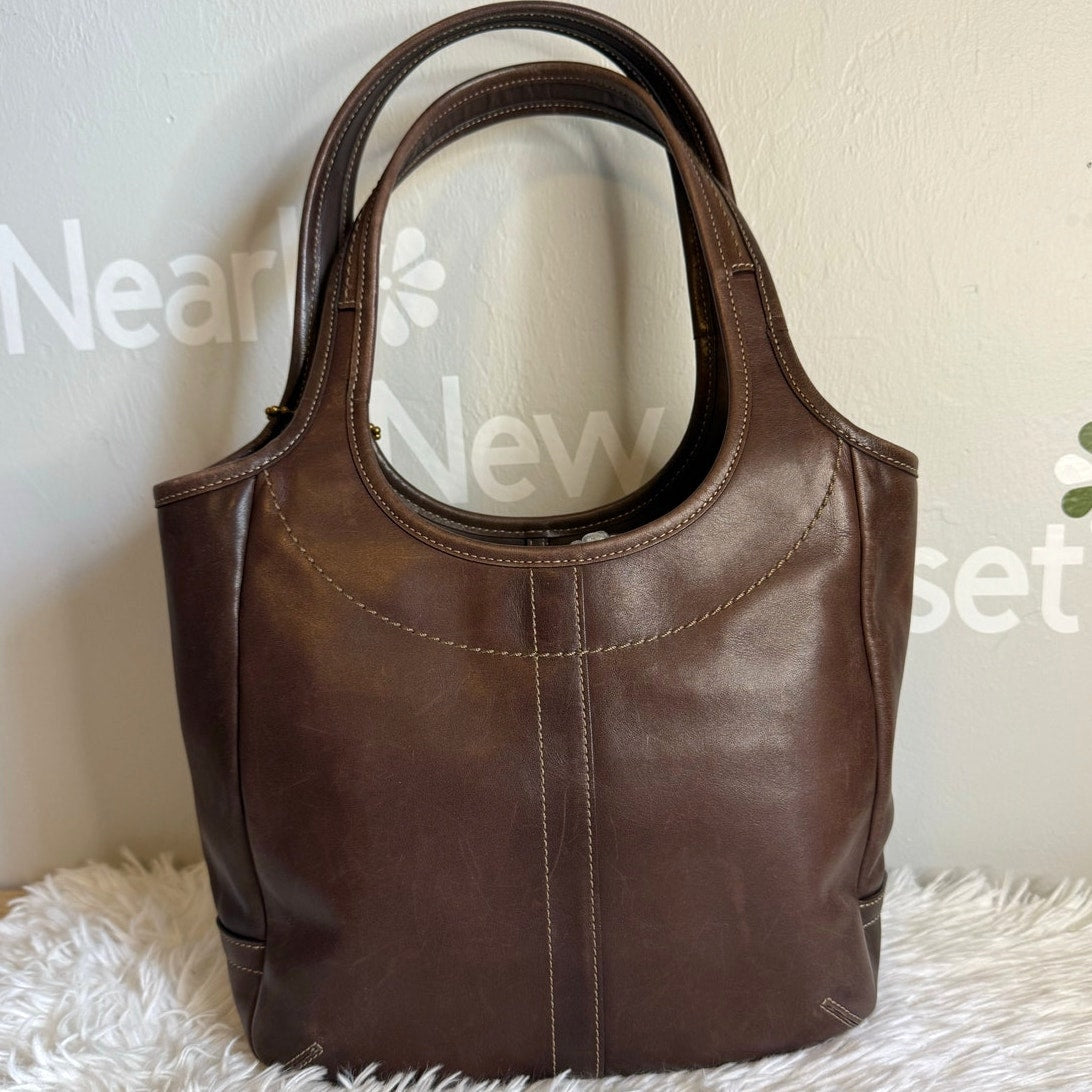 y2k Coach Legacy Mahogany Ergo Hobo Shoulder Bag