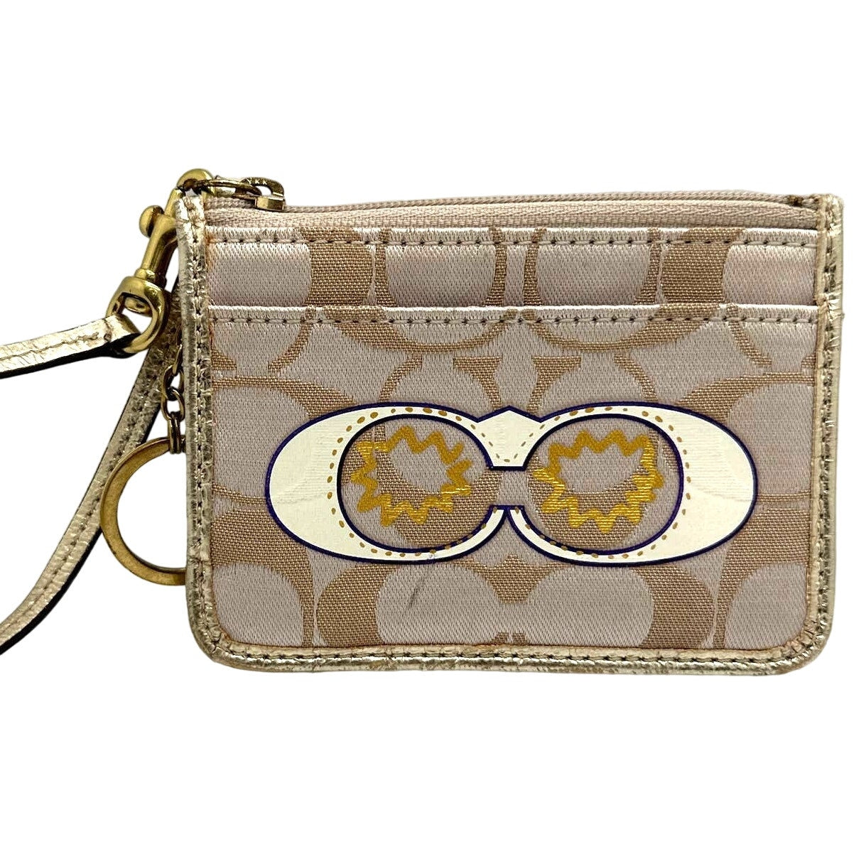 COACH Signature Canvas Coin purse / ID holder / Cardholder