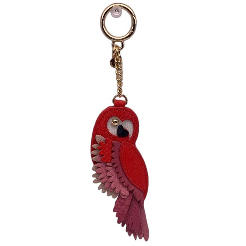 NEW Michael Kors Red Parrot Purse charm Bag Charm Key Fob