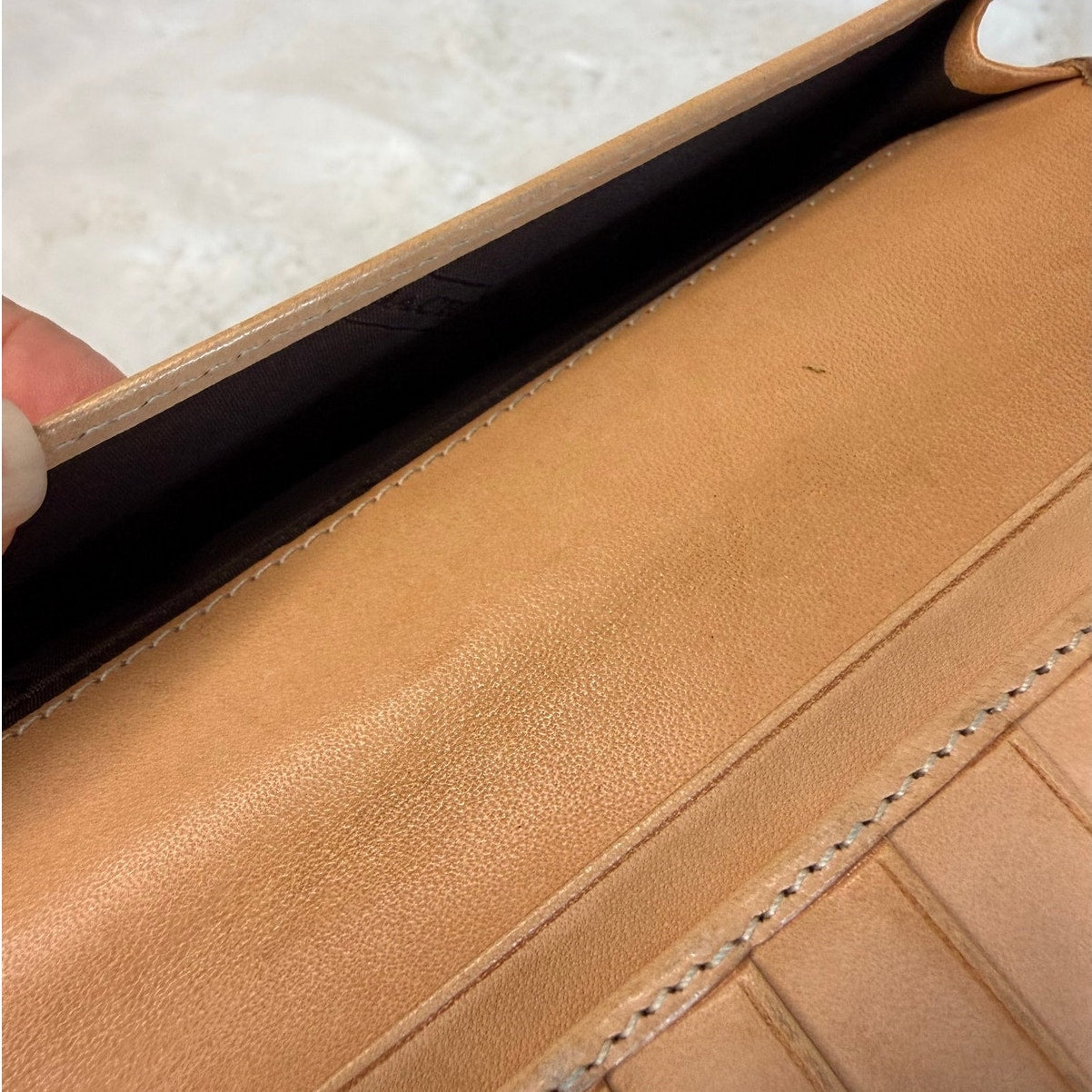 Vintage Coach Made in Spain Wallet Card Holder Checkbook