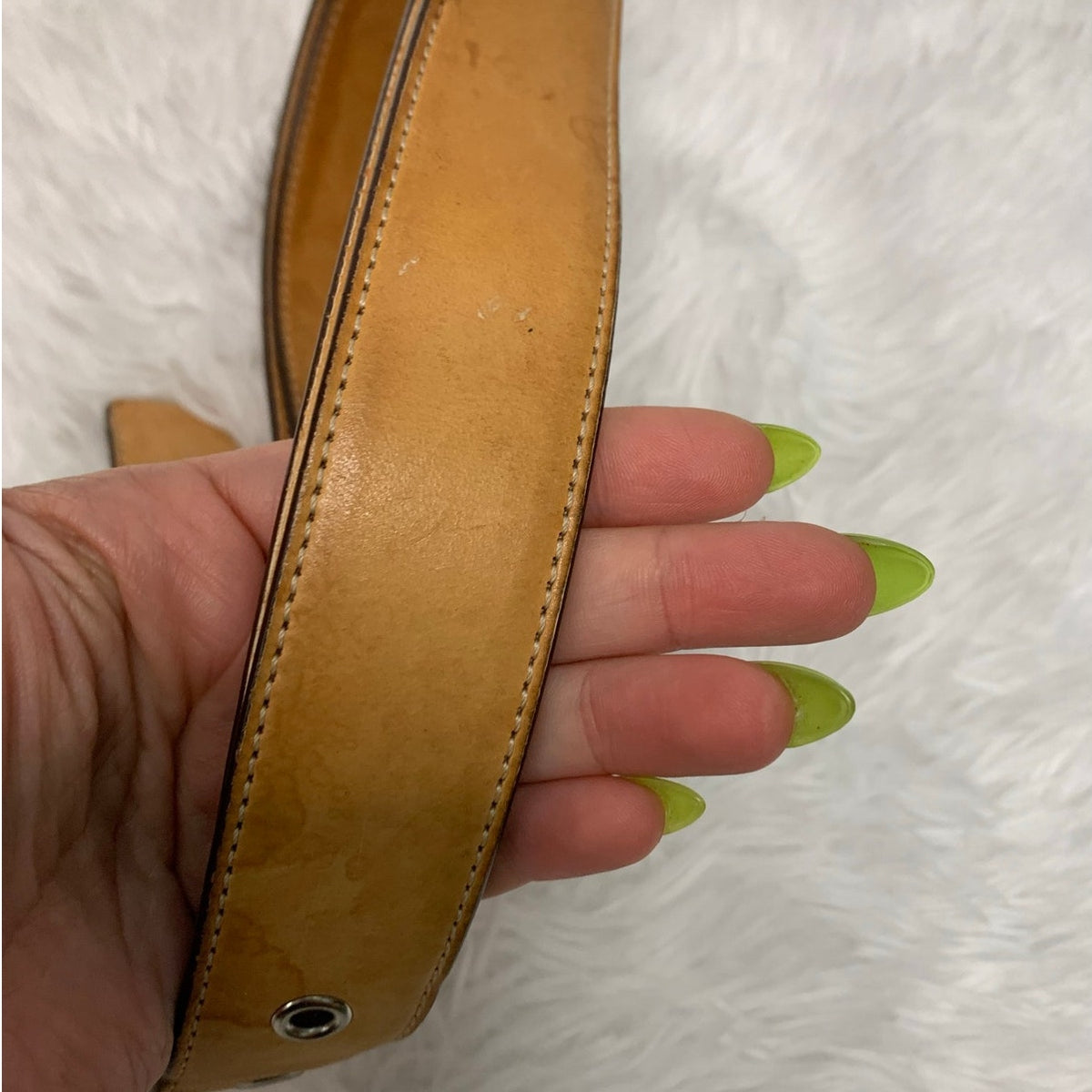 COACH Tan Crossbody Shoulder Strap