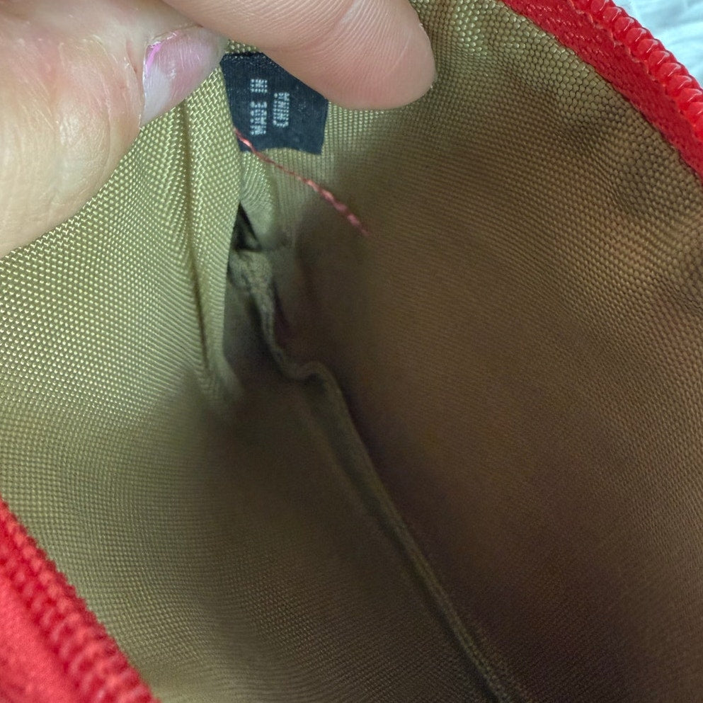 COACH y2k Soho Red Signature Canvas Wristlet