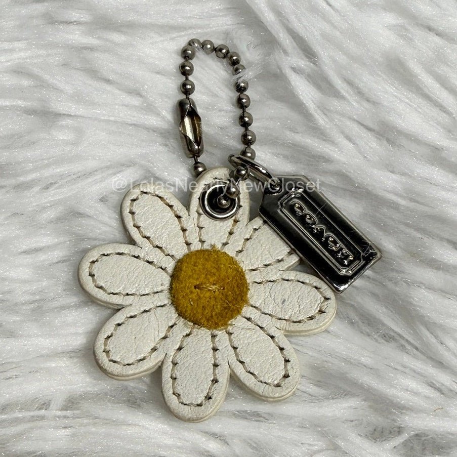 1.5" Coach y2k Daisy Flower Bag Charm