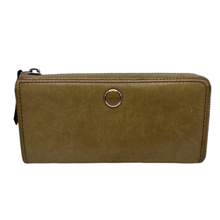 y2k COACH Legacy Zip Around Wallet