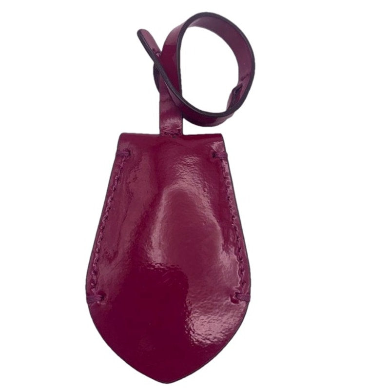 COACH Burgundy Bag Charm Key Ring