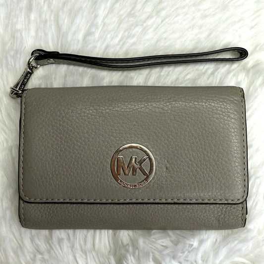 Michael Kors Gray Wristlet Wallet