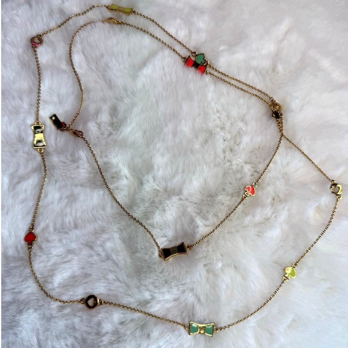 KATE SPADE New York Bow Heart Necklace