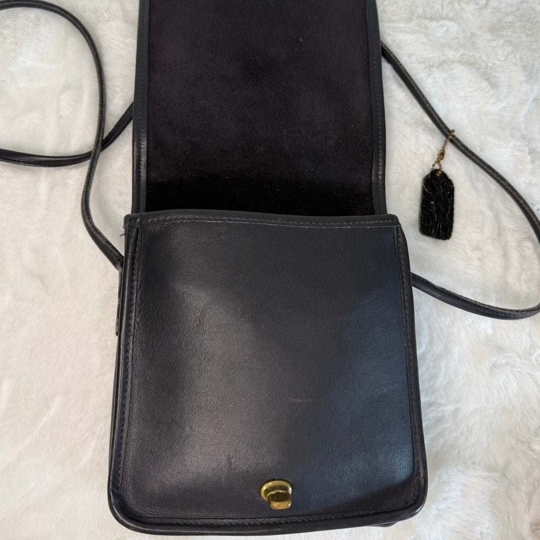 Vintage Coach Compact 9620 Black United States Crossbody Bag
